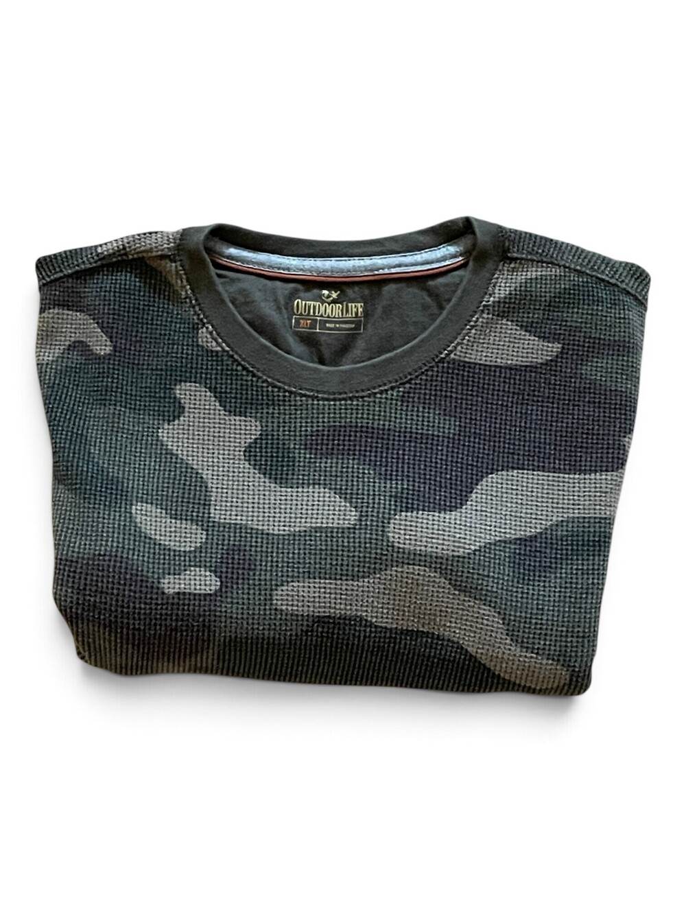 Outdoor Life Men XLT Camo LS Thermal Shirt Cold Weather